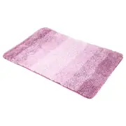 Bathroom Rug 30" x 20", Non Slip Washable Bath Mat for Bedroom (Purple)