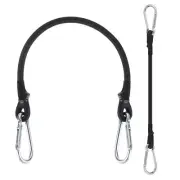 11.8 Inch Bungee Cords with Hooks 2 Pack Heavy Elastic Straps Bungee Rope wit...