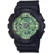 Casio G-Shock Analog Digital GA-110 Series Green Dial Watch GA110CD-1A3