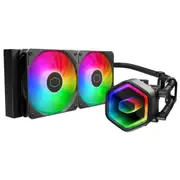 Cooler Master MasterLiquid 240 Core II ARGB Black 240mm AiO Water Cooling Support Intel LGA 1851/ 1700 / 1200 / 1150, AMD Socket AM5 / AM4 [MLW-D24M-A18PA-R1]