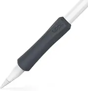 UPPERCASE Designs NimbleGrip Premium Silicone Ergonomic Grip Holder, Dual Sided Design, Compatible with Apple Pencil 1st Generation and Apple Pencil 2nd Generation (1 Pack, Mineral Gray)