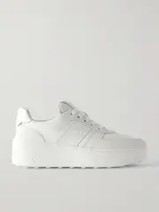 [Tod's] Tod's - Leather Platform Sneakers - White - IT38.5 IT 38.5 White