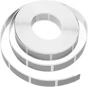 Kisangel 1 Roll Silver Grey Scratch Off Stickers Adhesive DIY Scraping Stickers for Cake Packaging Holiday Cards Candy Bags More