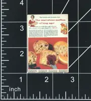 Betty Crocker Muffin Mix - Vinyl Sticker Vintage Advertisement Ad Print Sign