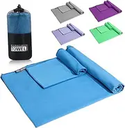 INOOMP Microfiber Towel Quick Dry Beach Towel Large Oversized for Travel Gym Pool