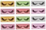 Healeved Eyelashes Extension Tool Included 12 Pairs False Eyelashes Dense Long Party Daily Use
