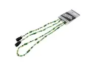 Peeper Keeper Eyeglass/Sunglass Retainer Cord Tropical Glass Beads Green Crystal