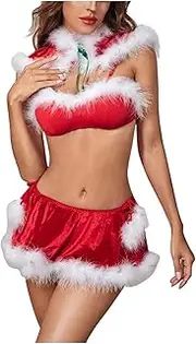 [Generic] Womens Nighties Sexy Underwear Leather Wool Stitching Women Sexy Plus Size Chemise Lingerie for Women 3X
