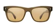 Garrett Leight TROUBADOUR SUN OLIO/HM Men's Sunglasses Green Size 52