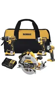 BRAND NEW 2023 DEWALT 20v Max XR Brushless 3 Tool Combo Kit DCK303E1H1 FREE SHIP