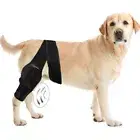 Dog Knee Brace Dog Leg Brace for Torn acl Hind Leg Dog Hip Support Medium Black