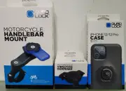 QUAD LOCK KIT APPLE iPHONE 12/12 PRO Case, Dampener, Handlebar Mount