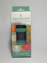 Sage Spoonfuls Mini Storage Pack 3 BPA Free Plastic Containers New
