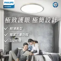 在飛比找momo購物網優惠-【Philips 飛利浦】EyeCare LED 36W超薄