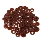 50Pc Hinged Plastic Screw Fold Caps Button For Car Furniture Decorative Cover Ja