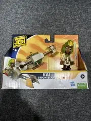 Young Jedi Adventures 2023 Kai Brightstar Speeder Bike & Light Saber Hasbro 3+