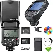 Godox V850II V850 Flash w/XproII-S Trigger for Sony Cameras, GN60 2.4G 1/8000s HSS 650 Full-Power Flashes 2000mAh Li-ion Battery 1.5s Recycle Time Standard Hotshoe Camera Speedlight Speedlite