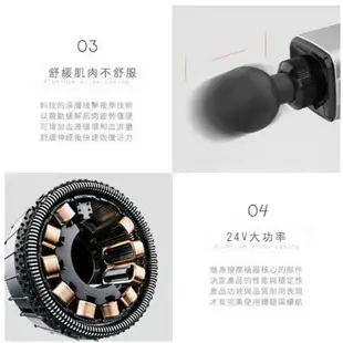 HANLIN-調段深層筋膜肌肉按摩槍 靜音按摩器 舒壓震動器