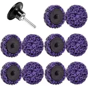 LAIWOO 11 Pack 2" Quick Change Strip It Discs for Drill, Paint Removal Wheel