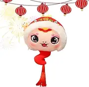 [Opilroyn] Cute Snake Pendant Hanging - Plush Snake Pendant, Chinese New Year Snake Pendant, Plush Ornament Pendant, Home Decoration, 2025 Year The Snake, Cartoon Animal Fabric