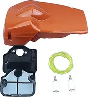 XXUMKL Fit for H-U-S-Q-V-A-R-N-A 136 137 141 142 Chainsaw Replacement Spare Parts Fuel Line Top Engine Cover Air Fuel Filter Hose Kit