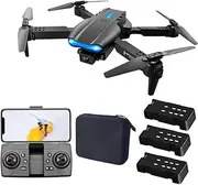 SkyRanger Drone 1080P with Camera HD, 3 Batteries 60+mins Flight time, Mini Drone for Kids and Adults, Foldable drones with Gravity Mode 3D Flips