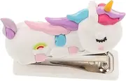 Angoily Mini Stapler School Supplies Small Handheld Stapler Cute Stationary Plush Pink Office Supplies Back to School Mini Staples Small Shape Portable Code Clip Cute Stainless Steel