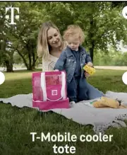 T-MOBILE TUESDAYS PINK MESH TOTE COOLER BAG WITH ZIPPER & BEACH TOWEL BAG