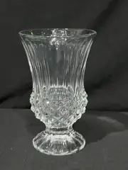 vase Cristal d'Arques footed clear crystal glass
