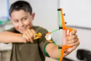 ZING Outdoor Sports Air Storm Zano Bow Suction cup Arrows and Target ORANGE Gift