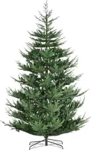 9ft Artificial Christmas Tree, 1939 Realistic Branches, Steel Base, Green