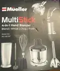 Mueller Multistick 800W 4-in-1 Immersion Blender Handheld 12 Speed Milk Frother