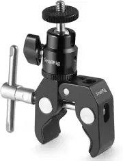 Smallrig Super Clamp Mount with Mini Ball Head Mount, Hot Shoe Adapter with 1/4
