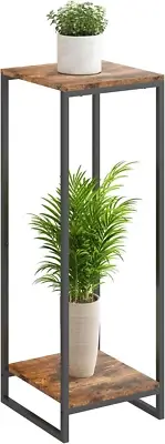 34" Tall Plant Stand Indoor, 2-Tier Modern Plant Shelf, Corner Flower Pot Hol...