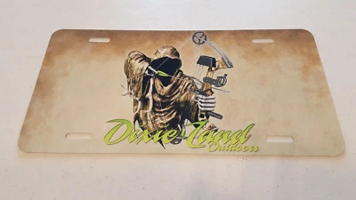 Dixie Land Outdoors Camo Reaper Bowhunter license plate bow hunting