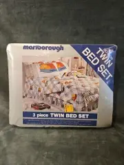 NEW Vintage 1978 Jim Davis Garfield Twin Bed Sheets Set-Flat Fitted Pillowcase