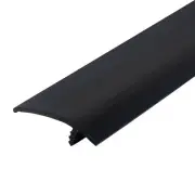 1-1/2 Inch Black Flexible Polyethylene Off-Set Barb Tee Moulding 250 Foot Coil