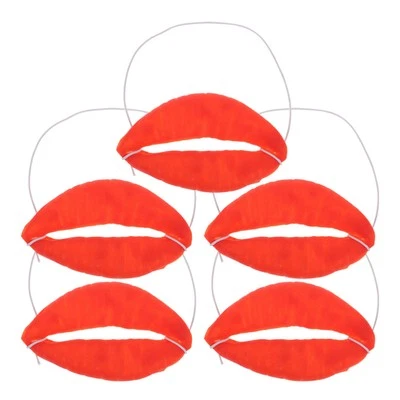 5 Pcs Big Mouth Toy Man April Fool's Day Dress up Cosplay Supplies