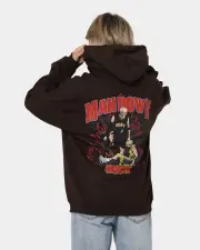 [Goat Crew] Goat Crew Man Down Hoodie Brown - Size XL XL Brown