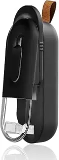 Mini Bag Sealer, 2 in 1 Plastic Bag Sealer, Handheld Heat Sealer, Portable Heat Vacuum Sealer for Plastic Bags Chip Bags Food Storage (Battery Not Included) (Black)