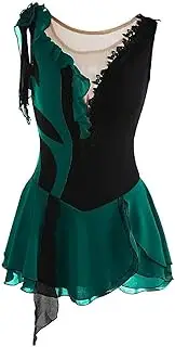 [Zagitova] Figure Skating Dress For Women Dance Competition Clothes Breathable Mesh Lyrcial Dresses For Stage Performance