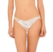 Natori Women's Natorious Mesh Bikini Underwear White Size L 01211