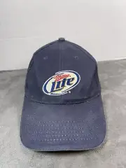 Miller Lite Beer Beverage Alcohol Distressed worn floppy River tubing Hat Cap