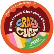 Decaf Black Forest Chocolate Cherry Coffee Pods, Decaf Flavored Coffee Pods I...