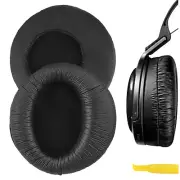 Geekria Protein Leather Ear Pads for Sony MDR-RF985RK Headphones (Black)