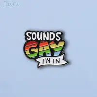 在飛比找蝦皮購物優惠-惡作劇報價 Sounds Gay I'm In Enamel