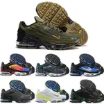 BUYING RUNNING SHOES 新款AIR PLUS 3(高品質)氣墊氣墊氣墊運動鞋男女休閒跑鞋 GOZC