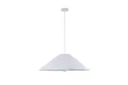 Atkins Modern Facbric Shade Hanging Pendant Light Lamp Small White