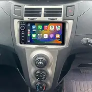 Linux System Apple Carplay Car Radio Upgrade Replacement for Toyota Yaris Corolla RAV4 Hiace Kluger Tarago Stereo, QLED Capacitive Touchscreen, Free Rear Camera