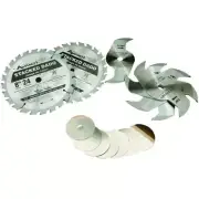 Stacked Dado Saw Blade Set 8 in. x 24-Teeth Circular Table Saws Woodworking Shop
